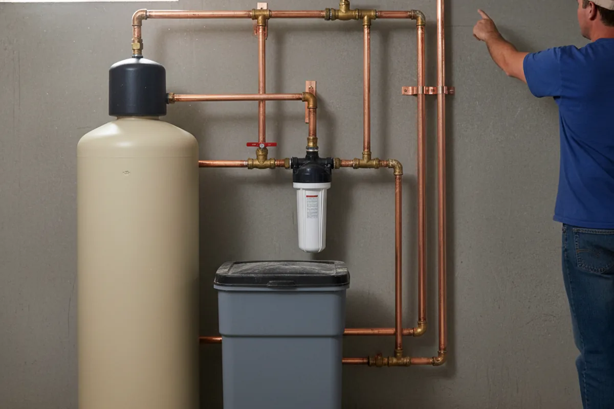 Whole-house water treatment system installed in Rainier
